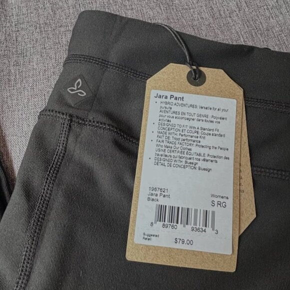 prAna Women's Jara Pant, Black / Small Regular - Picture 5 of 6